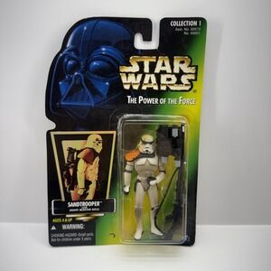 Star Wars POTF Sandtrooper Action Figure 1996 Kenner Collection 1 MOC Vintage